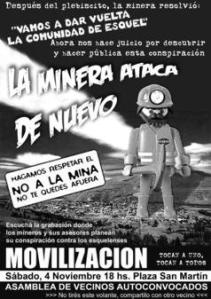 No a la mina_Afiche No a la Mina