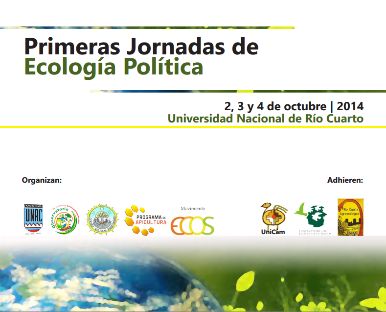 Jornadas Ecología Politica