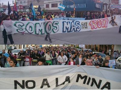 Yo, vos, todos: Movilizados y respaldando el proyecto de ley para prohibir la megaminería en Chubut
